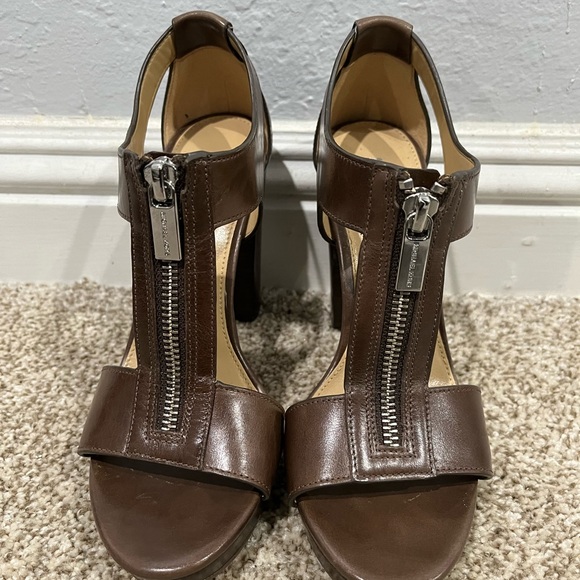 Michael Kors Berkley T-Strap Platform Dress Sandals - Picture 2 of 8